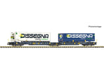 Fleischmann 825029 N Gauge Wascosa Sddgmrs Bogie Flat Wagon w/Dissegna Load VI