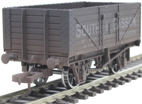 Gaugemaster GM4410202 OO Gauge 5 Plank Wagon, South & Gasson, Brighton Weathered