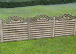 Gaugemaster GM452 OO Gauge Wooden Fence Panel with Lattice Set (3)
