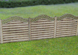 Gaugemaster GM452 OO Gauge Wooden Fence Panel with Lattice Set (3)