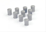 Gaugemaster GM494 OO Gauge Traditional Dustbins 10pcs (Pre-Built)