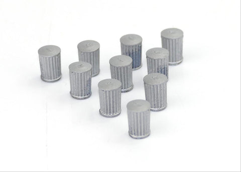 Gaugemaster GM494 OO Gauge Traditional Dustbins 10pcs (Pre-Built)