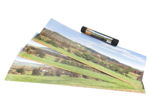 Gaugemaster GM701 OO Gauge Valley Large Photo Backscene (2744mmx304mm)