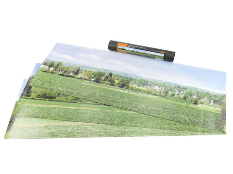 Gaugemaster GM703 OO Gauge Open Field Large Photo Backscene (2744mmx304mm)