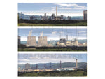 Gaugemaster GM706 OO Gauge Industrial Large Photo Backscene (2744mmx304mm)