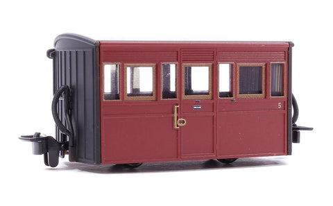 Peco GR-558C OO-9 Gauge Bug Box coach 1970s/80s livery, no. 5