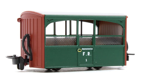 Peco GR-562 OO-9 Gauge Bug Box Coach Col. Stephens Livery Zoo Car