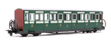 Peco GR-601B OO-9 Gauge FR Short "Bowsider" Bogie Coach-Early Preservation Green 18