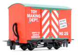 Peco GR-910 OO-9 Gauge Christmas Wagon Santa's Model Making Dept No 25
