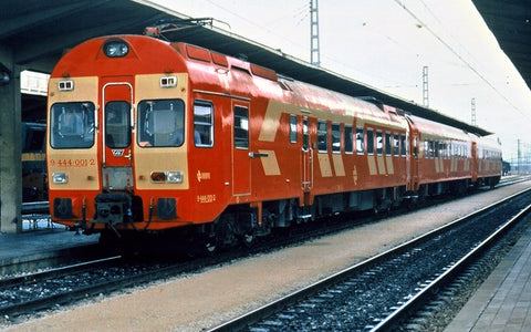 Electrotren HE2020 HO Gauge RENFE 444 Red/Yellow 3 Car EMU IV