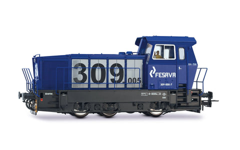 Electrotren HE2028 HO Gauge FESAVA 309 Diesel Locomotive Blue/Grey VI