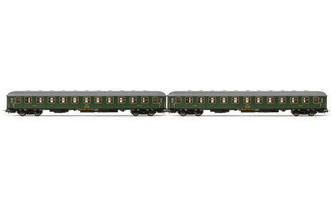 Electrotren HE4036 HO Gauge RENFE BBL-8100 Olive Green Coach Set (2) IV