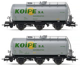 Electrotren HE6022 HO Gauge RENFE Koype 3 Axle Tank Wagon Set (2) IV