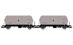 Electrotren HE6073 HO Gauge RENFE PR Butano SA Silver/Black Gas Tank Wagon Set (2) III