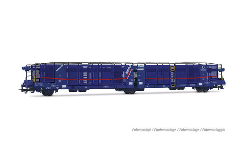 Electrotren HE6085 HO Gauge Transfesa/Hispanauto Laeks Mega Car Carrier Red VI