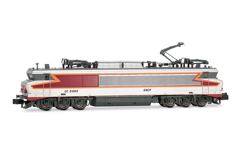 Arnold HN2649 N Gauge SNCF CC 21003 Electric Locomotive Silver IV