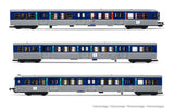 Jouef HJ4184 HO Gauge SNCF RIO80 Coach Set (3) V