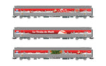Jouef HJ4200 HO Gauge SNCF Train du Noel Coca Cola 2010 Coach Set (3) VI