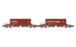 Jouef HJ6228 HO Gauge F-ERSA Taaos Ermewa/Chemoil Hopper Wagon Set (2) VI