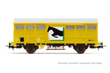 Jouef HJ6232 HO Gauge SNCF G41 Yellow Horse Van IV