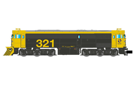 Arnold HN2632S N Gauge RENFE 321 Yellow/Grey Diesel Locomotive V (DCC-Sound)