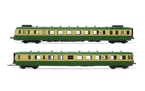 Arnold HN2635S N Gauge SNCF RGP2 Green/Beige Diesel Railcar IV (DCC-Sound)