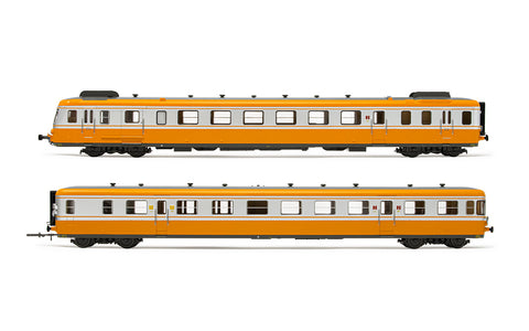 Arnold HN2636S N Gauge SNCF RGP2 Orange/Silver Diesel Railcar IV (DCC-Sound)