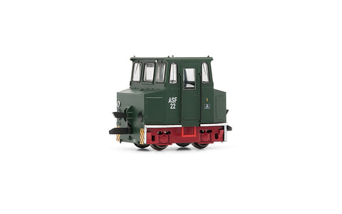 Arnold HN2638D N Gauge DR ASF Green/Red Diesel Shunting Tractor IV (DCC-Fitted)