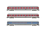 Arnold HN4365 N Gauge DBAG Rollende Raststatte Orient Red/White Coach Set (3) V