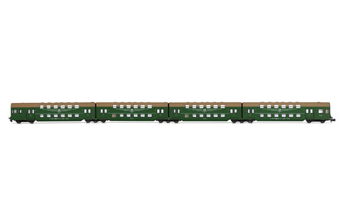 Arnold HN4472 N Gauge DR DBv Bi-Level Coach Set (4) IV