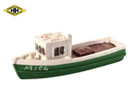 Harburn Hamlets HN652 N Gauge Fishing Boat (Green)