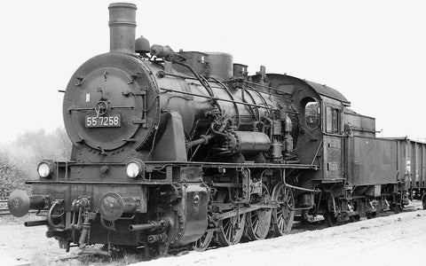 Rivarossi HR2893 HO Gauge DR BR55 7254 Black/Red Steam Locomotive III