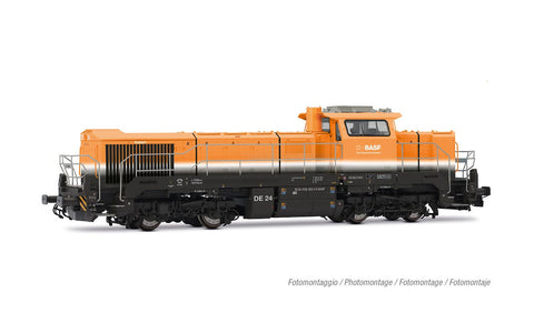 Rivarossi HR2988 HO Gauge BASF DE18 Diesel Locomotive Orange/Grey VI