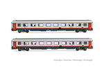Rivarossi HR4351 HO Gauge FS Gran Confort 85 Rebuilt Frecciabianca Coach Set (2) VI