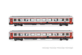 Rivarossi HR4351 HO Gauge FS Gran Confort 85 Rebuilt Frecciabianca Coach Set (2) VI