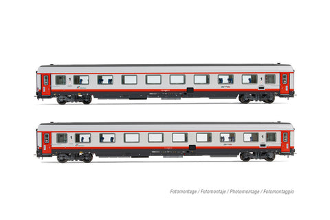 Rivarossi HR4351 HO Gauge FS Gran Confort 85 Rebuilt Frecciabianca Coach Set (2) VI