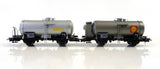 Rivarossi HR6518 HO Gauge FS Shell 2 Axle Tank Wagon Set (2) III