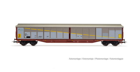 Rivarossi HR6582 HO Gauge FS Trenitalia Habils 4 Axle Sliding Wall Wagon V