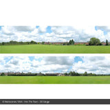 ID Backscenes 106A OO Gauge STANDARD 15" Into the Town Backscene (A) (2x 5'),Hampshire Models 