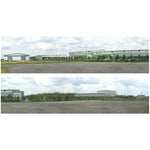 ID Backscenes 210 OO Gauge STANDARD 15" Distribution Depot Backscene (2x 5')