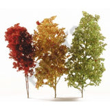 Hobby's J4C OO Gauge Set of 12 Assorted Trees (8 to 12cm)