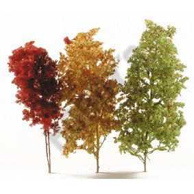 Hobby's J4C OO Gauge Set of 12 Assorted Trees (8 to 12cm)