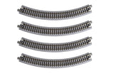 Kato 20-100 N Gauge Unitrack (R249-45) Curved Track 45 Degree 4pcs