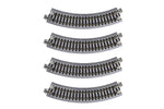 Kato 20-174 N Gauge Unitrack Compact (R150-45) Curved Track 45 Degree 4pcs