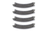 Kato 20-174 N Gauge Unitrack Compact (R150-45) Curved Track 45 Degree 4pcs
