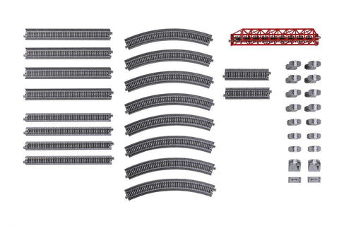 Kato 20-861 N Gauge Unitrack (V2) Single Track Viaduct Track Set