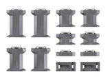 Kato 23-016-1 N Gauge Unitrack Single Track Gradual Incline Pier Set