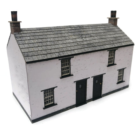Scale Model Scenery KX074 OO Gauge Workers Cottages Laser Cut Kit