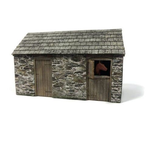 Scale Model Scenery KX085 OO Gauge Stables/Stores Laser Cut Kit