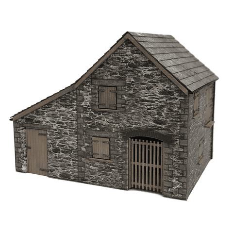 Scale Model Scenery KX098 OO Gauge Old Dairy Laser Cut Kit